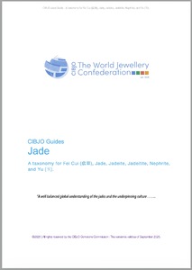 Jade: A Taxonomy for Fei Cui (翡翠), Jade, Jadeite, Jadeitite, Nephrite, and Yu (玉)
